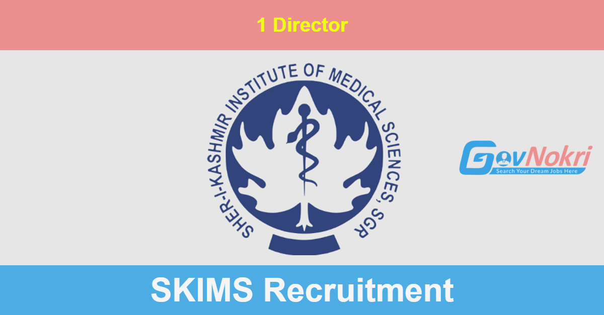 SKIMS Recruitment 2024 Apply Online For Jobs Notification