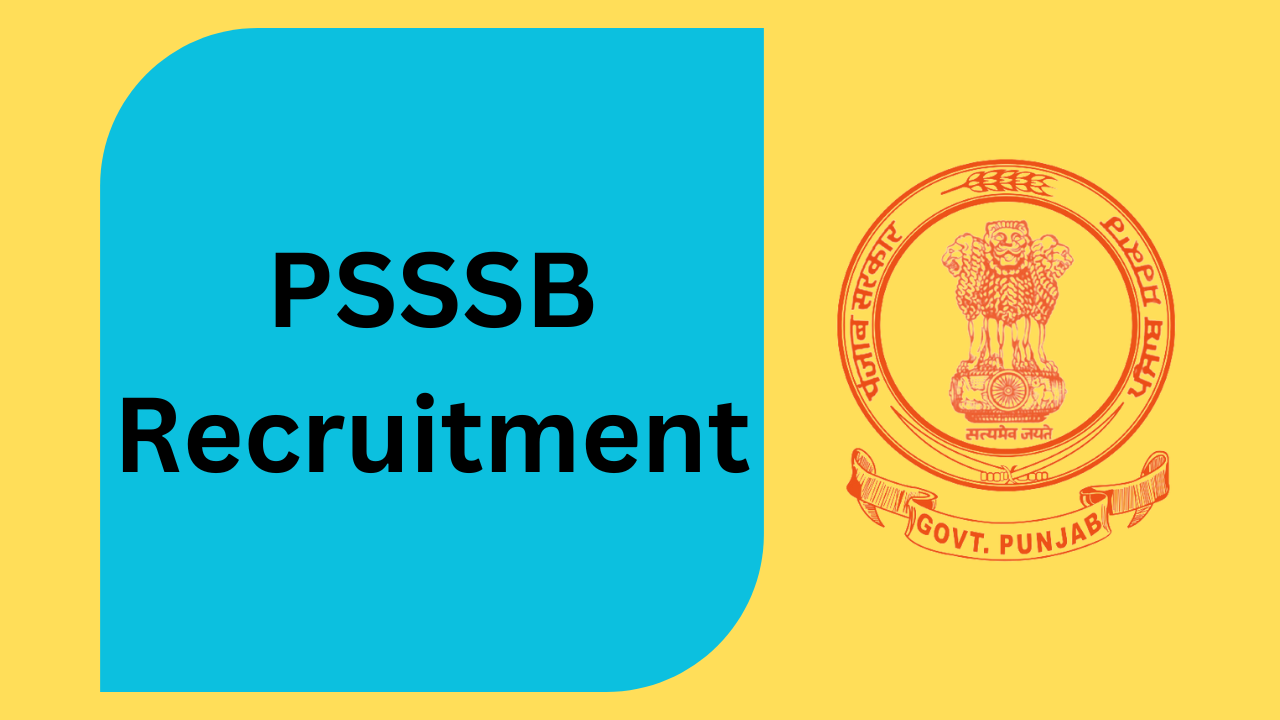PSSSB Recruitment 2024 Apply Online For Jobs Notification