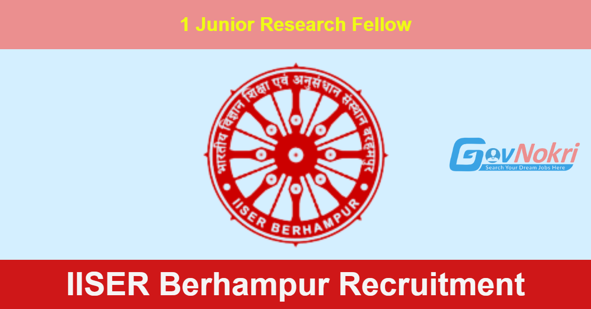 IISER Berhampur Recruitment 2024 Apply Online For Jobs Notification