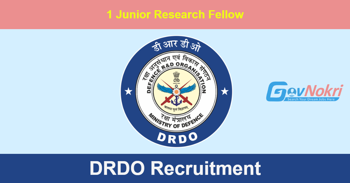 DRDO Recruitment 2024 Apply Online For Jobs Notification